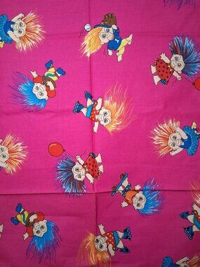 Troll Fabric Pink California Trolls Marcus Bros Sewing Material 1 Yard x 45.5"